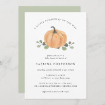 En liten Pumpkin är på väg mot färgen Fall Waterco