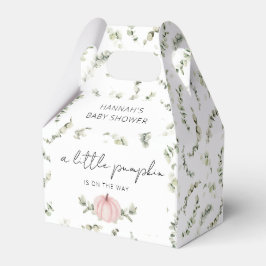 En liten Pumpkin är på Way Baby Shower Presentaskar