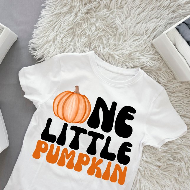 En liten Pumpkin Baby, första födelsedagen T Shirt (Skapare uppladdad)