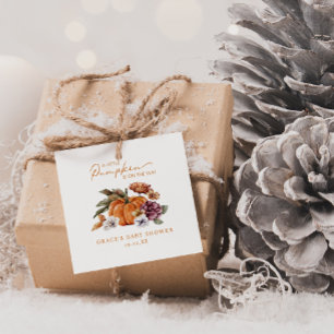 En liten Pumpkin Baby Gift-Märkre Gåvor Etiketter