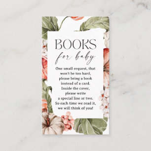 En liten Pumpkin Baby Shower Bokar för Baby Visitkort