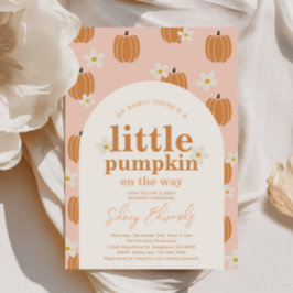 En liten Pumpkin Baby Shower-inbjudan Inbjudningar