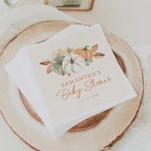 En liten Pumpkin Blommigt Boho Rustic Baby Shower