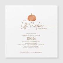 En liten pumpkin Fall Gender Neutral Baby Shower