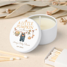 En liten Pumpkin Rustic Boho Fall Baby Shower