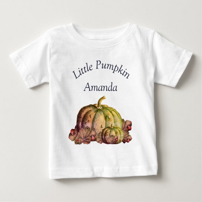 En liten Pumpkin Spice är fin T Shirt (Framsida)