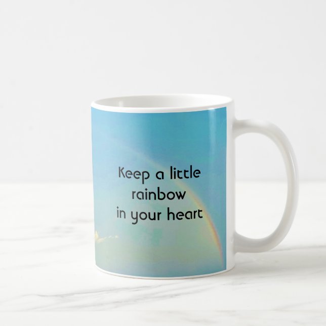 En liten regnbågskaffe Mugg (Höger)