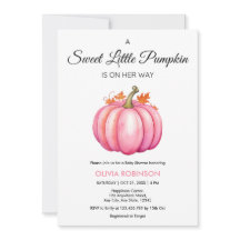 En liten Rosa på hösten - liten babystövel