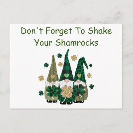 En liten shamrockhumor vykort