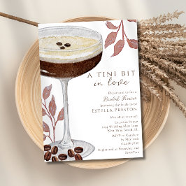 En liten smula kärlek Espresso Martini Bröllopsdus Inbjudningar