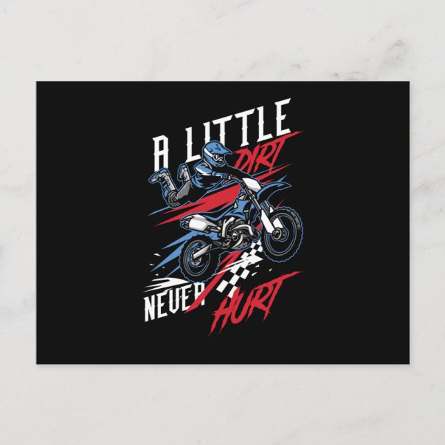 En liten smuts Ontr aldrig 4-Tävlors utlandsvägs-A Vykort (Framsida)