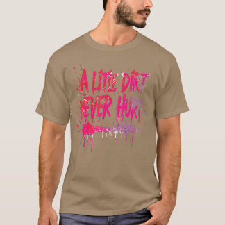 En liten smuts skadar aldrig v2 Mudderrail löpning T Shirt