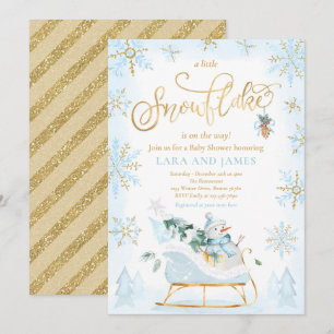 En liten snöflummel är på väg att visa sig vara en inbjudningar