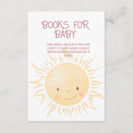 En liten solskensförfrågan för böcker tilläggskort