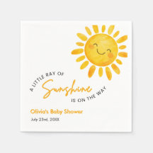 En liten solstråle baby shower