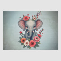 En liten sommar: baby-elefanten