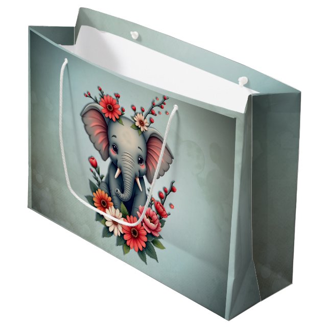 En liten sommar: baby-elefanten (Framsidan Vinklad)