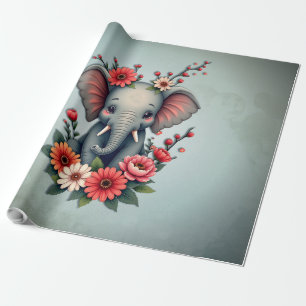 En liten sommar: baby-elefanten presentpapper