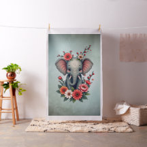 En liten sommar: baby-elefanten
