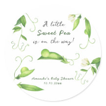 En liten söt ärt är på väg Baby Shower