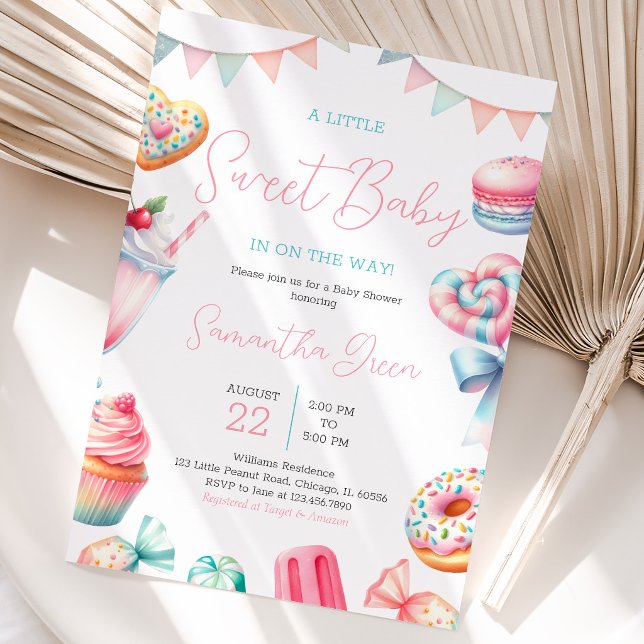 En liten söt babyshower inbjudningar (Skapare uppladdad)