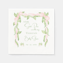 En liten söt Pea Rosa Girl Baby Shower