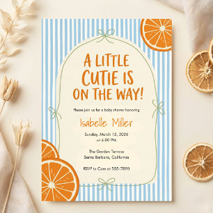 En liten söting är på väg - Baby Shower Inbjudningar