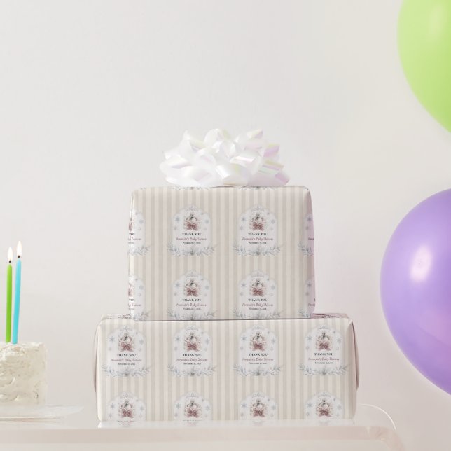 En liten svan Vinter Prinsessa Babyfirande Presentpapper (Festgåvor)