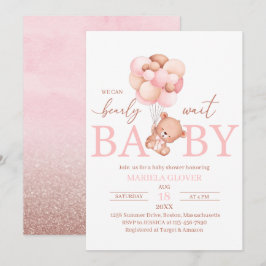 En liten tidig babyduschinbjudan inbjudningar