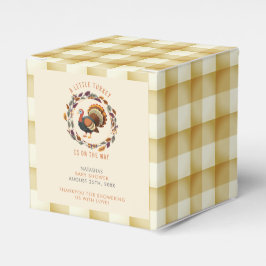 En liten turkisk Thanksgiving - Fall Baby Shower Presentaskar