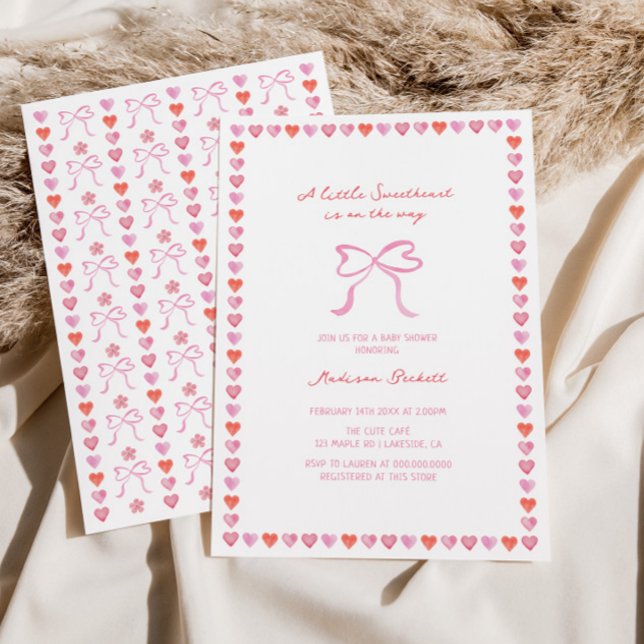 En liten, ung, Whimsic Baby Shower Inbjudningar (Skapare uppladdad)