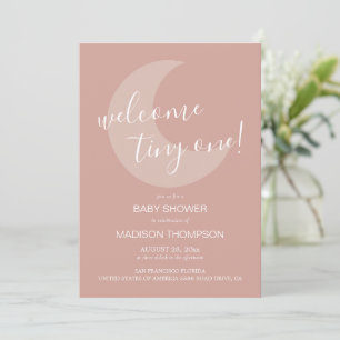 En liten välkomstburk av Terracotta Baby Shower  Inbjudningar