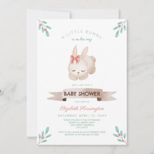 En liten Vår Baby Shower Inbjudningar