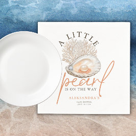 En liten vattenfärgsskugga för Pearl Watercolor Se Pappersservett