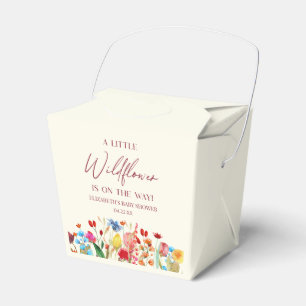 En liten Vild av vildblomma Flower Blommigt Baby S Presentaskar