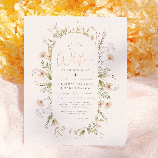 En liten vildblomma Boho flicka baby shower Budget (Skapare uppladdad)