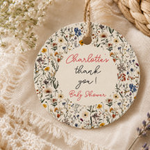 En liten vildblomma flicka baby shower