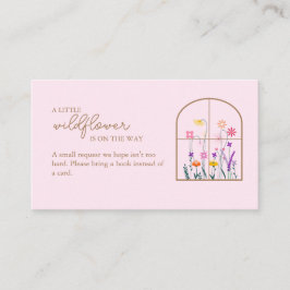 En liten vildblomma Modern delikat babyskugga Tilläggskort