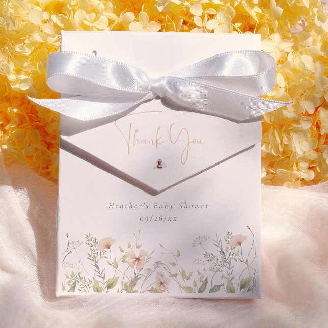 En liten vildblomsterflicka - Baby Shower - Tacksa Presentaskar (Skapare uppladdad)