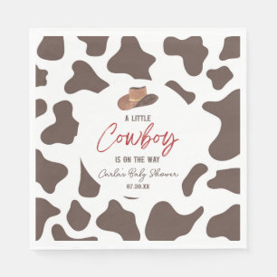 En liten Western babystövel från Cow Boy Rodeo Pappersservett