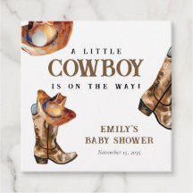 En liten Western babystövel