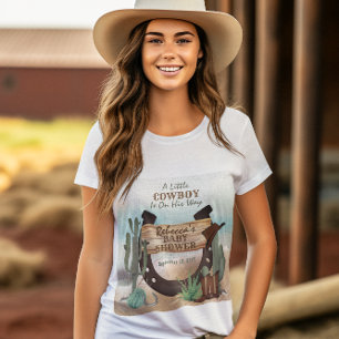 En liten Western pojke, babystövel T Shirt