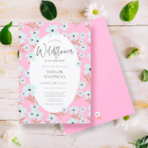 En liten WildblomBoho Rosa Girl Baby Shower