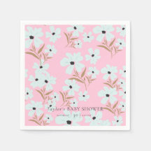 En liten WildblomBoho Rosa Girl Baby Shower