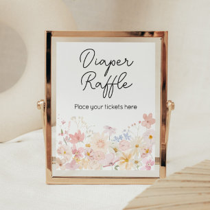 En liten Wildblomma är på väg att förblöda Raffle Poster