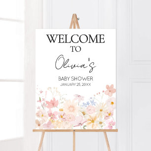 En liten Wildblomma är på väg att välkomnas Poster