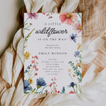 En liten Wildblomma Baby Shower