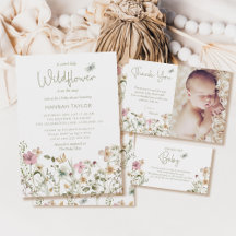 En liten Wildblomma Baby Shower