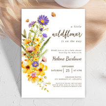 En liten Wildblomma Elegant Baby Shower