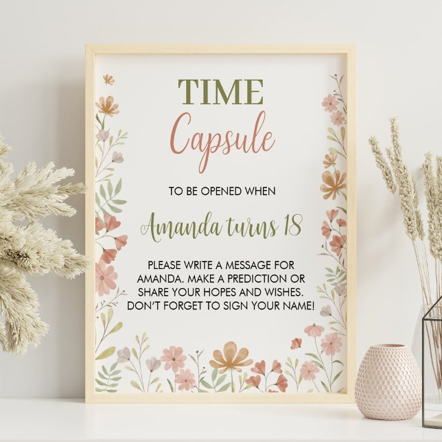 En liten Wildblomma från födelsedags Poster (Skapare uppladdad)
